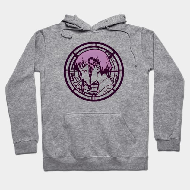 Enter the Digital Realm: Cyberpunk Aesthetics, Mind-Bending Anime, and Futuristic Manga Art Hoodie by insaneLEDP